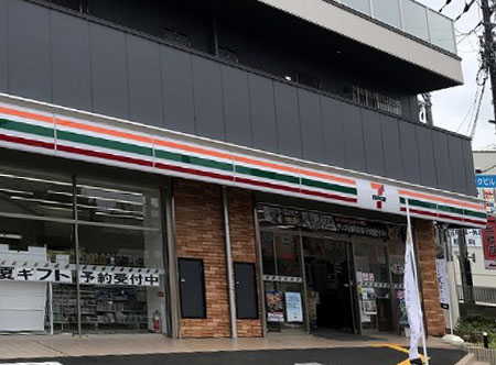 コンビニ　セブンイレブン 向日東田中瀬店（コンビニ）まで350m