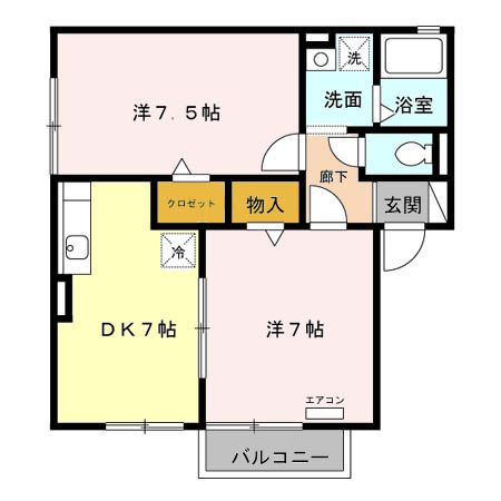 ＪＲ紀勢本線 津駅 バス乗車時間：35分 最寄りバス停で下車 徒歩16分 2階建 築23年の間取り写真