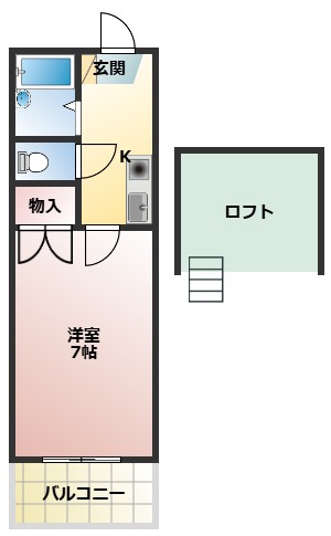 京阪本線 大和田駅 徒歩9分 2階建 築32年の間取り写真