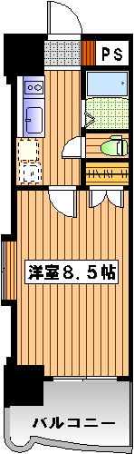 ロイヤル博多駅東の間取り写真