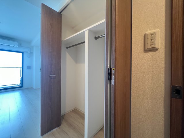 収納　たっぷりとした収納スペースです