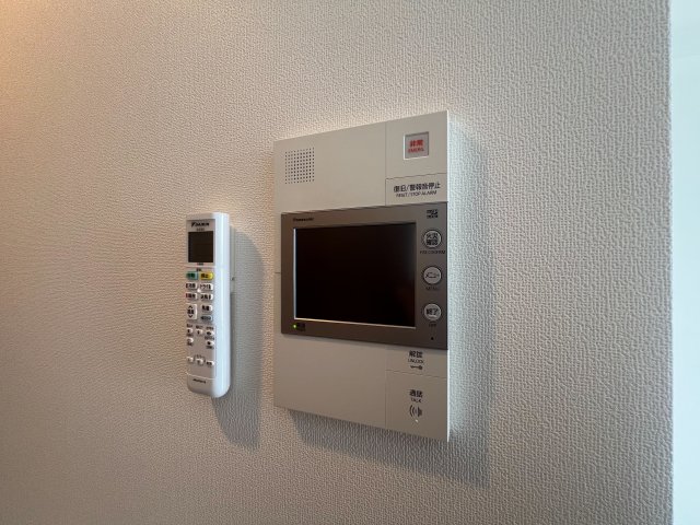 セキュリティ　インターホンです