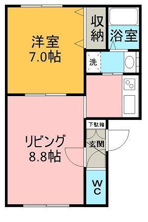 リバティオホーツクの間取り写真