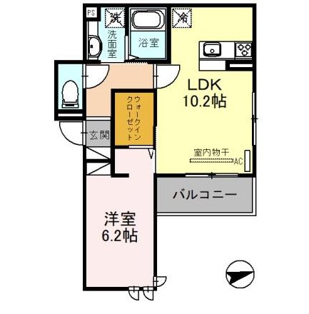パレHSPIIの間取り写真