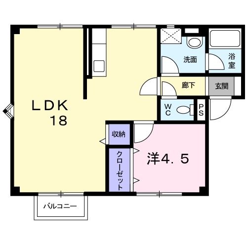 ＪＲ白新線 新崎駅 徒歩6分 2階建 築31年の間取り写真