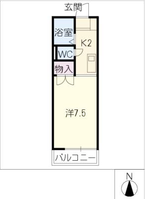 ジュネスヤゴト C棟の間取り写真