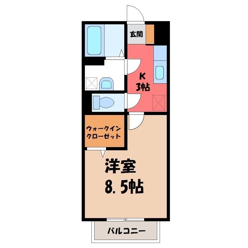 エクセルタムラ Cの間取り写真