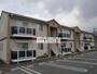 建物外観　オレンジ色の可愛らしい屋根が特徴のオシャレな外観。