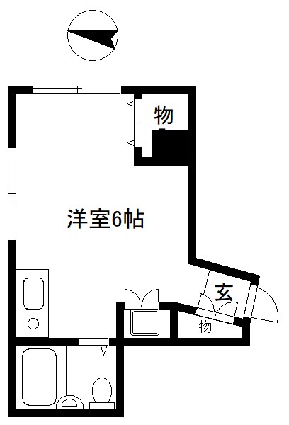 パラシオ中村の間取り写真