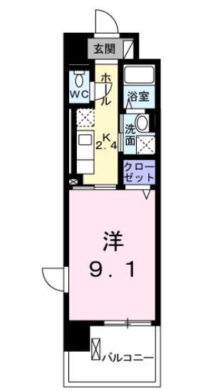 知立市谷田町のマンションの間取り