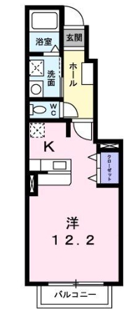 東海市加木屋町のアパートの間取り