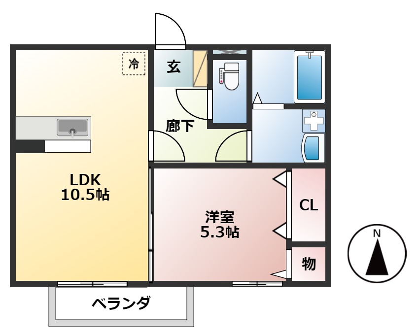 D’maison垂井の間取り