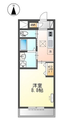 高砂市春日野町のマンションの間取り