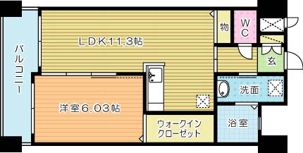 サンシャイン熊本の間取り