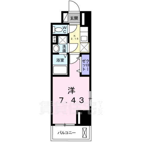 プラーサート 南観音の間取り