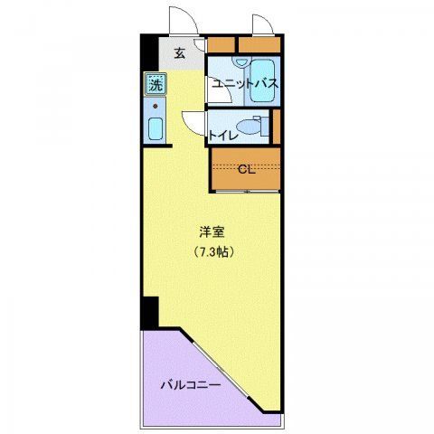 ホワイトキャッスル宮城野IIの間取り