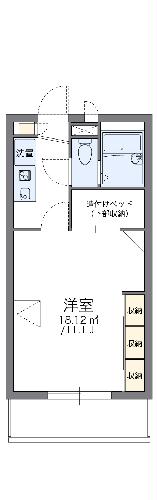 レオパレス桑の実の間取り