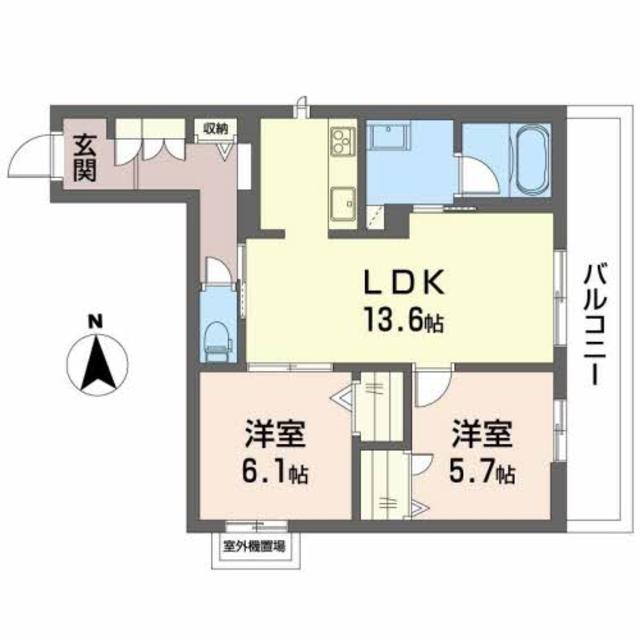 シャーメゾン金岡公園の間取り