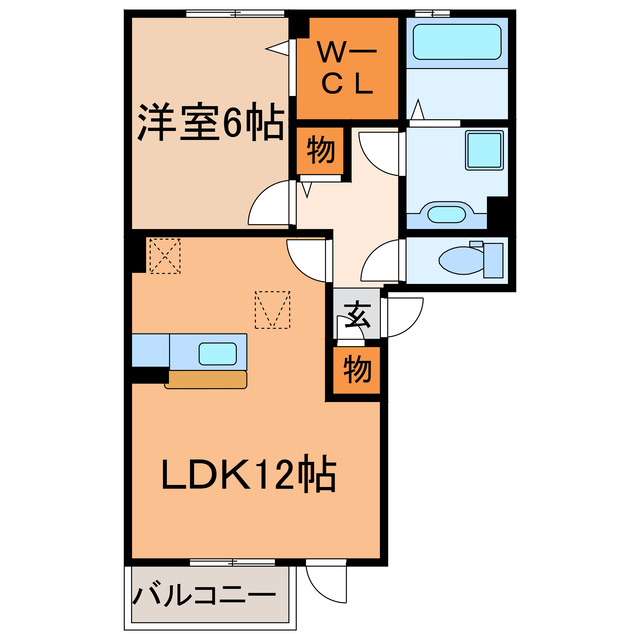 クレールシェノワの間取り