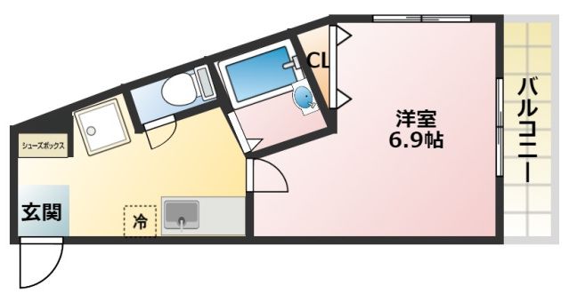 ポテト国富の間取り