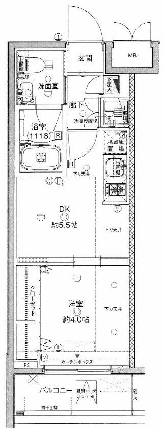 リアナスカイパーク押上_間取り_0