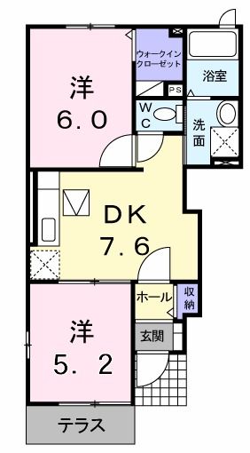 シャルマンハイツの間取り