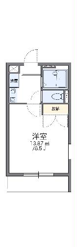 レオパレス忠雅の間取り