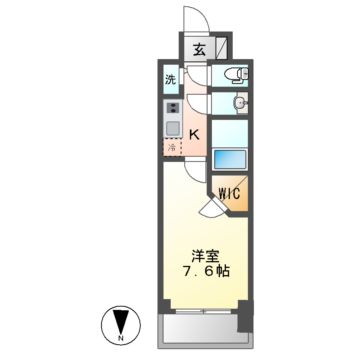 プレサンス栄ライズの間取り