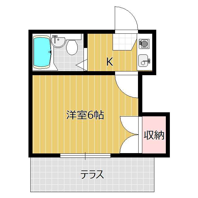 【パレス田町の間取り】