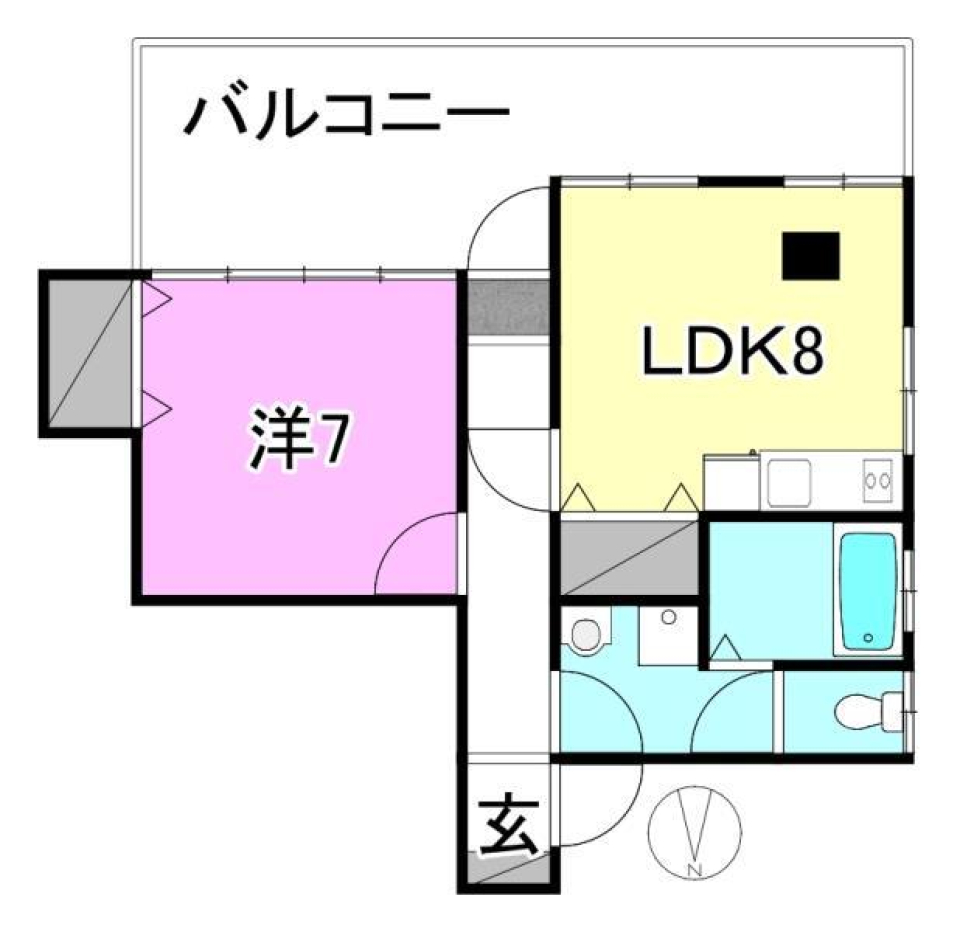 第一曙マンションの間取り