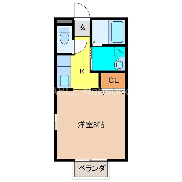 カトレア中原stの間取り