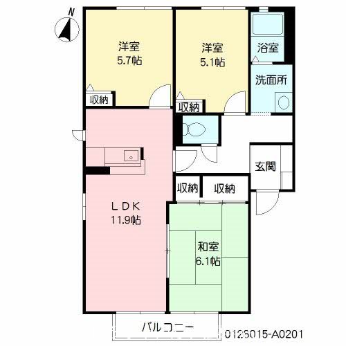 メゾンヴェールの間取り