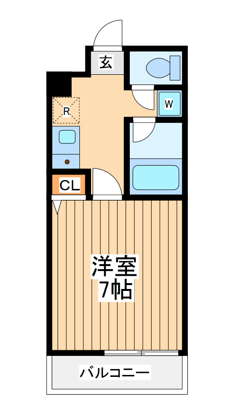 【町田市南成瀬のアパートの間取り】