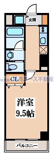 【サイプレス小阪駅前の間取り】