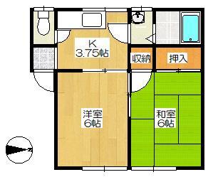 【グリーンハイツの間取り】