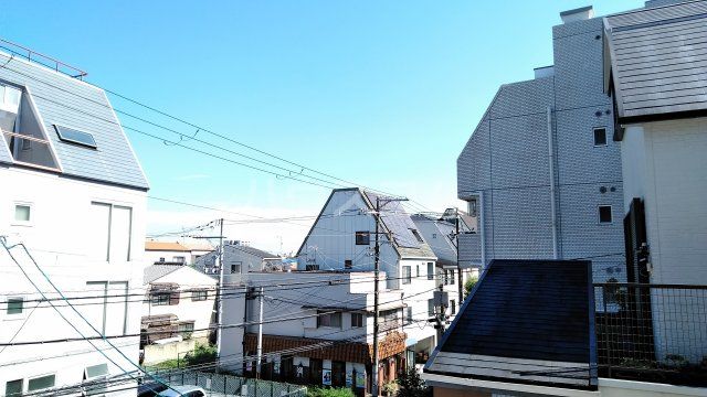 【豊中市岡町のアパートの眺望】