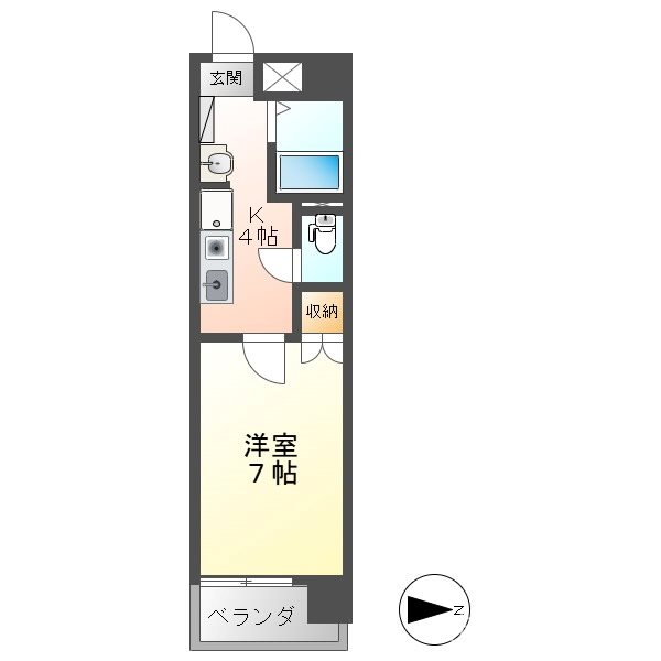 エトワール大島の間取り