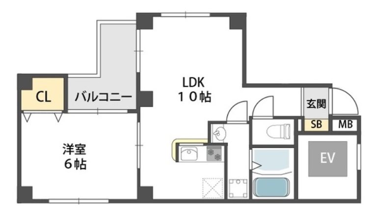 パークT´ホームズザビエルの間取り