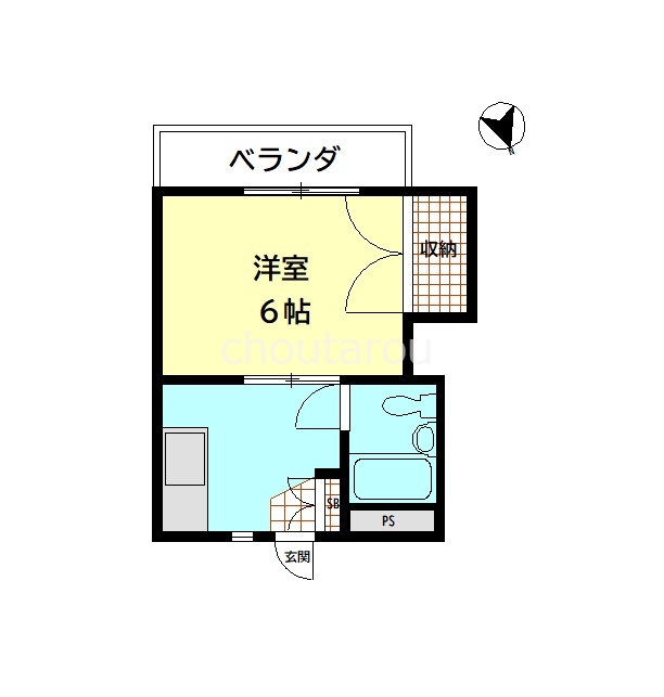 コーポ矢島の間取り