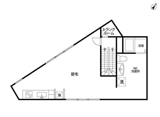 世田谷区世田谷のマンションの間取り