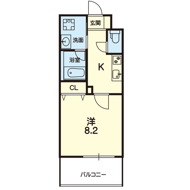 ＥＬＧＲＡＮＤ下通の間取り