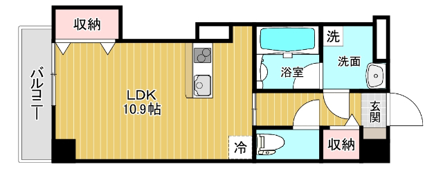 サンライズ五福公園の間取り