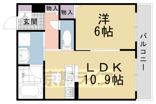 シャーメゾン　ヴェール・クレールの間取り