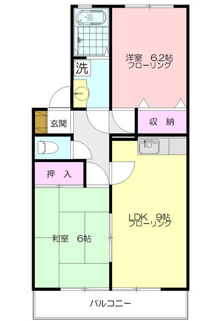 ザ・クリフサイドＡの間取り