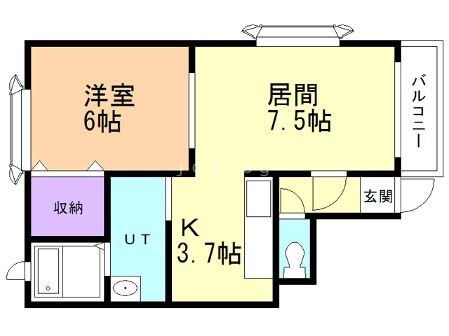 ロイヤルマンションの間取り