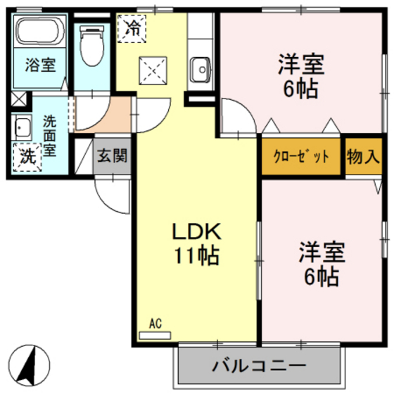 グランドゥールの間取り