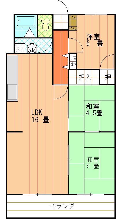 空港中央ビルの間取り