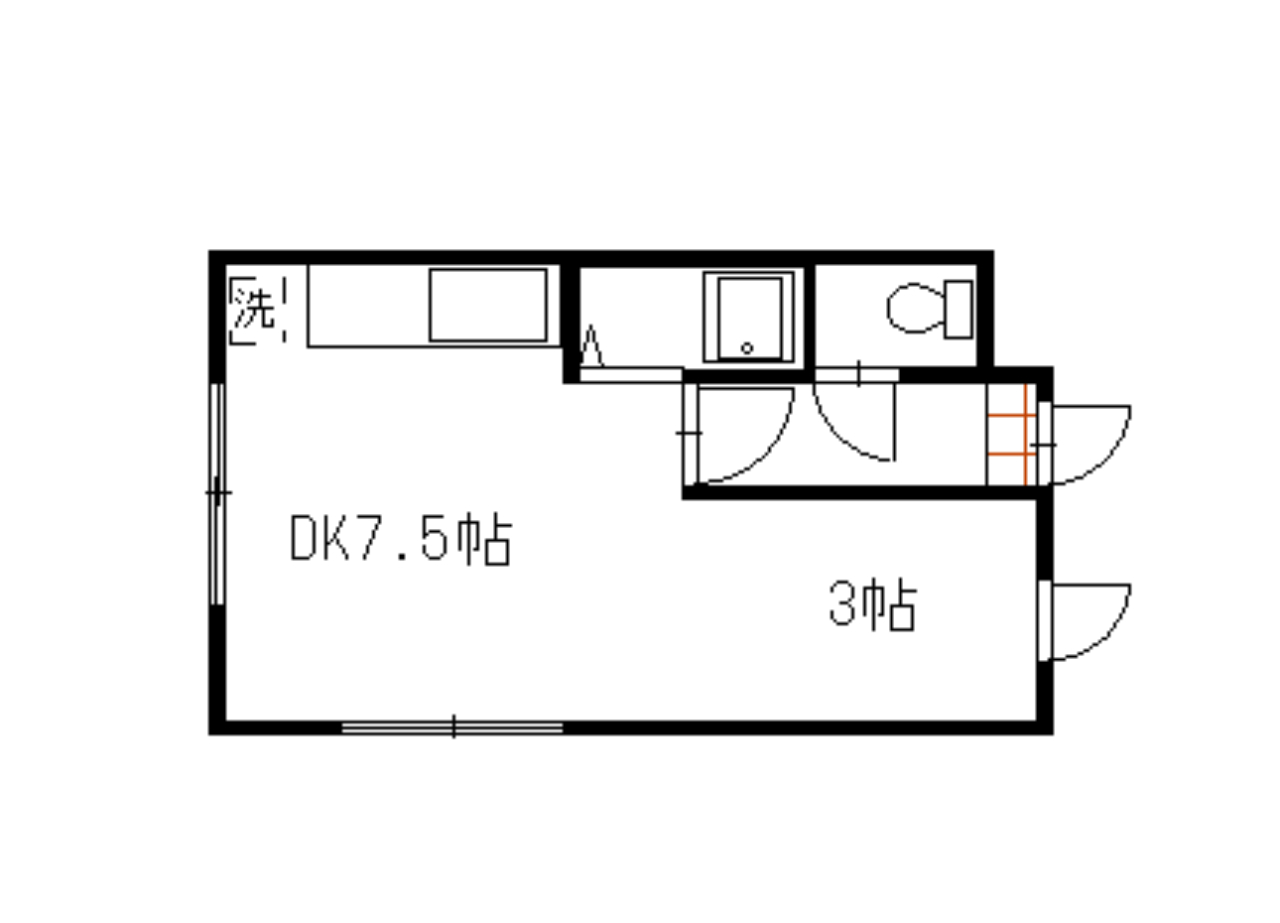 すずらんコーポの間取り