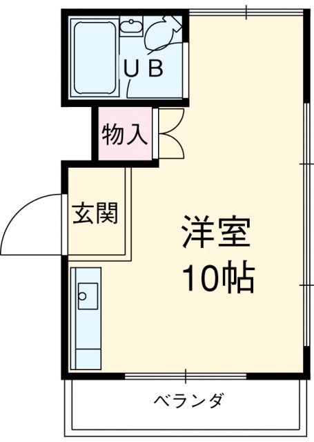 浜松市中央区元浜町のマンションの間取り