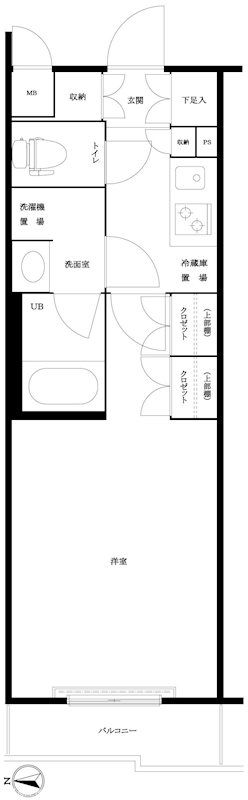 ルーブル三軒茶屋伍番館の間取り